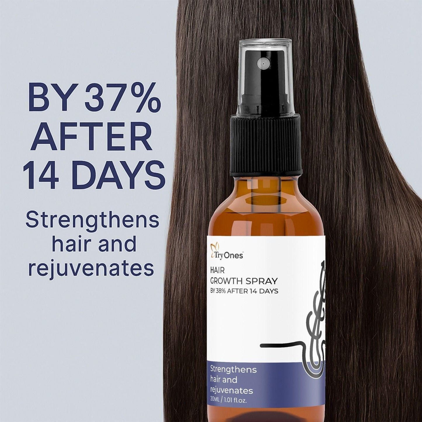 TryOnes Hair Growth Serum 30ml (Pack of 2)